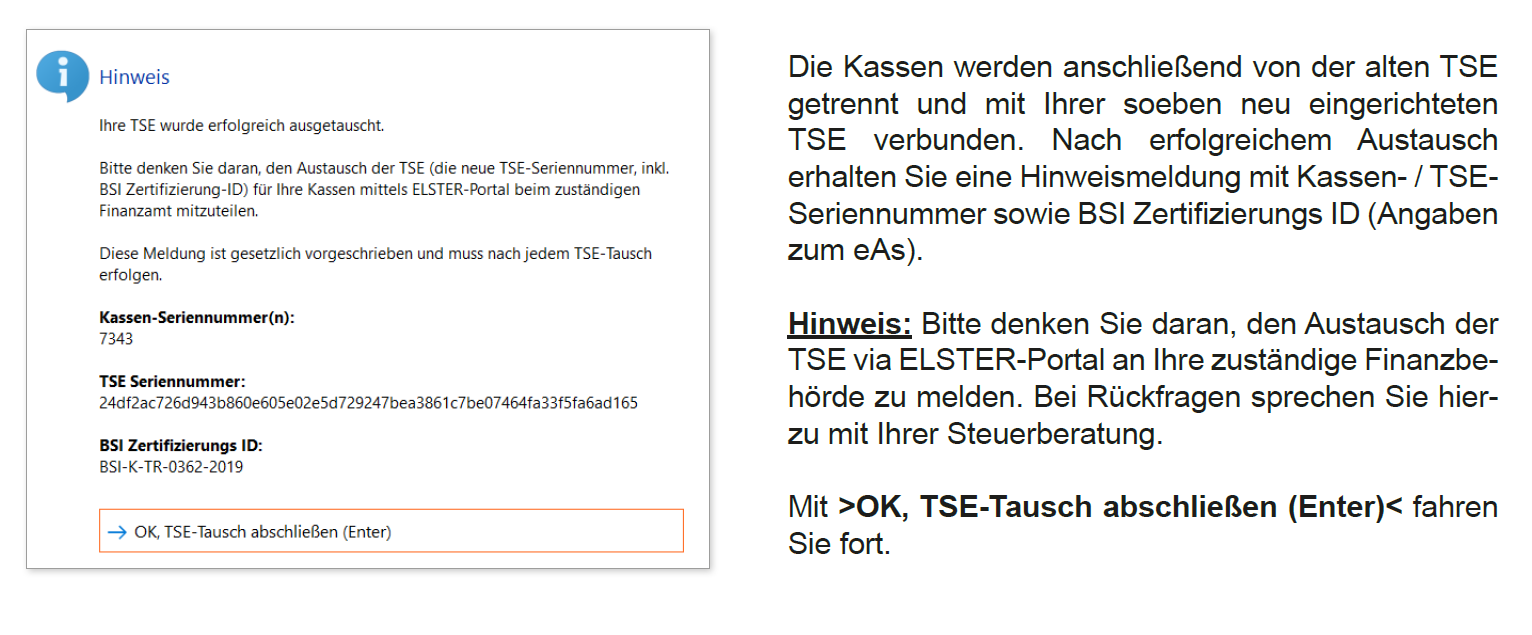 Tausch Option 2 _ TSE-Tausch erfolgreich 2